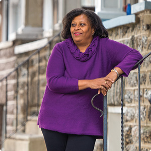 Woman living with diabetes