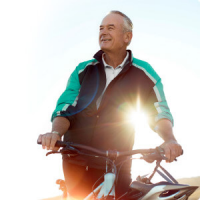 Man living with diabetes