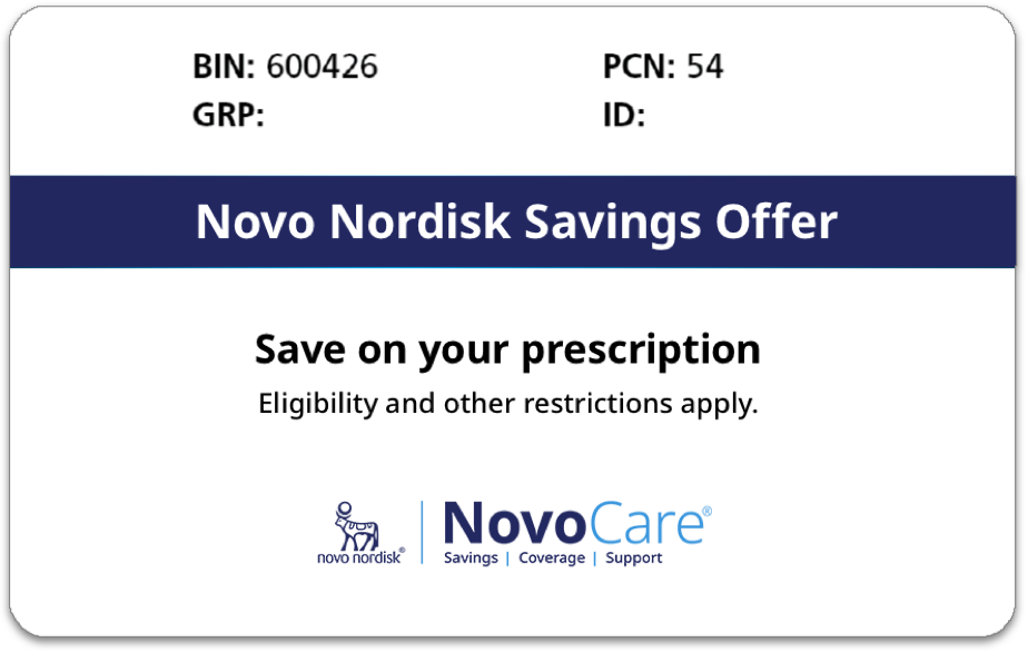 Novo Nordisk savings card