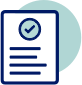 Paper with checkmark icon
