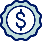 Dollar sign savings icon