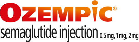 Ozempic® (semaglutide) injection 0.5 mg, 1 mg, or 2 mg logo