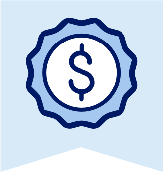 Dollar sign savings icon