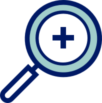 Magnifying glass icon