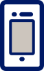Grey cellphone icon
