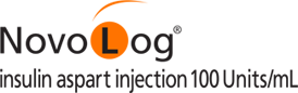 NovoLog® (insulin aspart) injection 100 U/mL logo