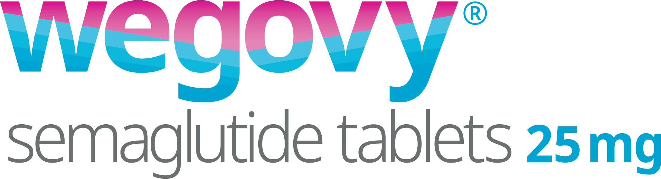 Wegovy® (semaglutide) tablets 25 mg logo
