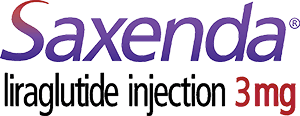 Saxenda® (liraglutide) injection 3 mg logo