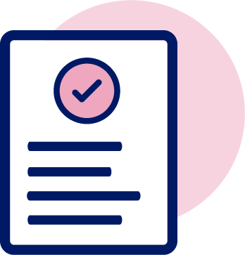 Paper with checkmark