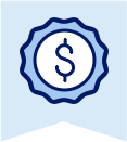 Dollar sign savings icon