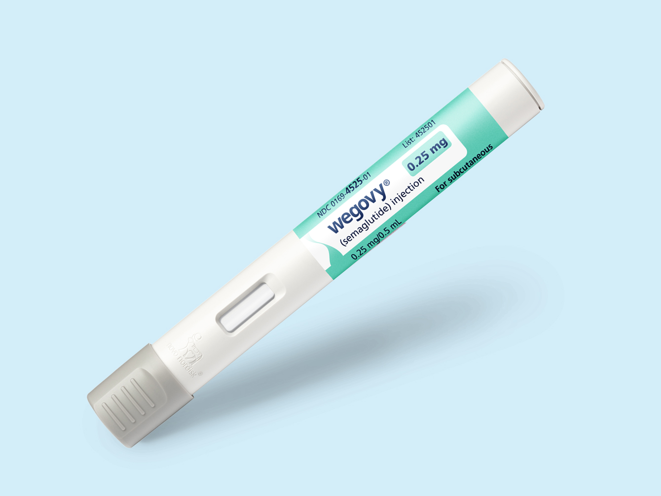 Wegovy® (semaglutide) 0.25 mg injection pen 