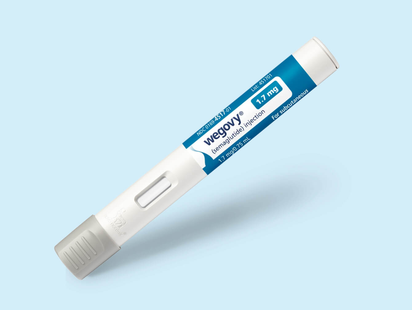 Wegovy® (semaglutide) 1.7 mg injection pen 
