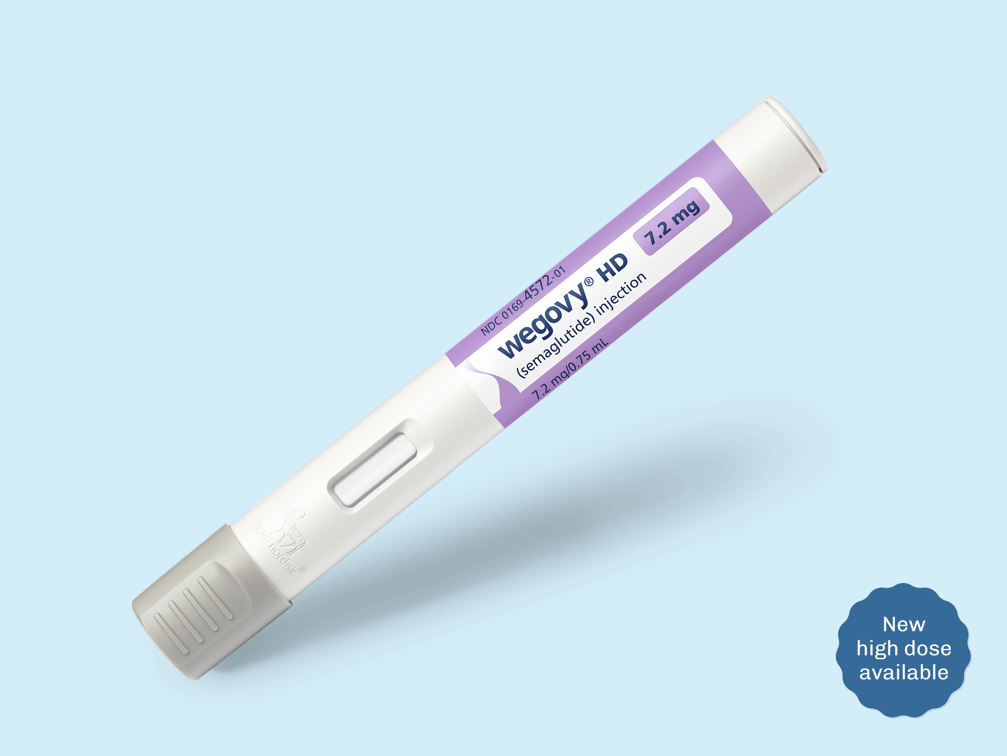 Wegovy® HD (semaglutide) 7.2 mg injection pen 