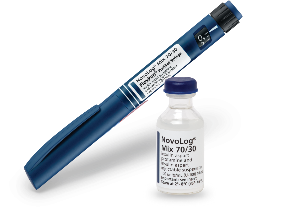 NovoLog® Mix 70/30 (insulin aspart protamine and insulin aspart) injectable suspension 100 U/mL pen