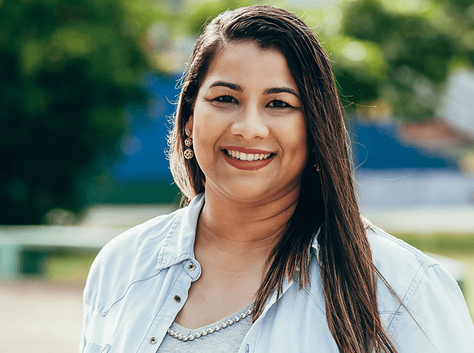 Woman with cell phone