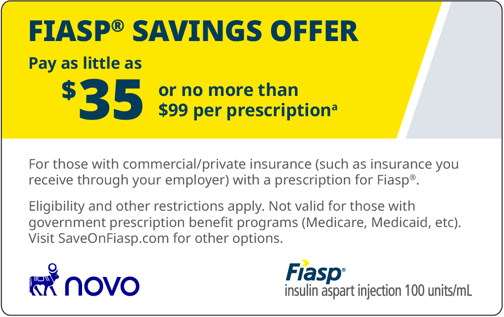 Fiasp® savings card