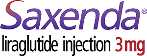 Saxenda® (liraglutide) injection 3 mg logo