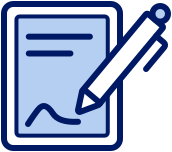 Paper and pen icon